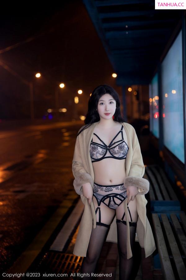 江真真  [XiuRen]高清写真图 2023.03.16 No.6424 江真真 黑丝美臀第5张图片